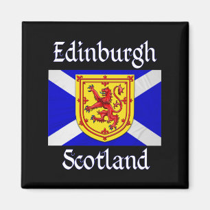 Edinburgh Scotland Lion Rampant Scottish Flag Magneet