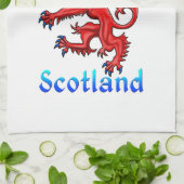 Edinburgh Scotland Lion Rampant Scottish Flag Theedoek (Gevouwen)