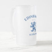 EDINBURGH Scotland Matglas Bierpul (Voorkant links)