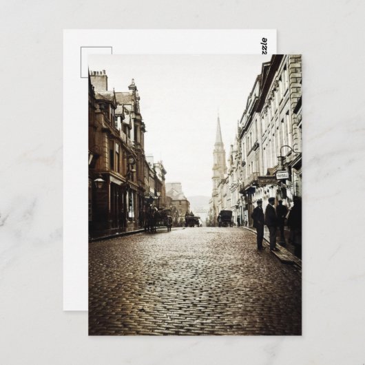 EDINBURGH SCOTLAND MAYBOLE STREET SCENE 1910 BRIEFKAART (Voorkant / Achterkant)