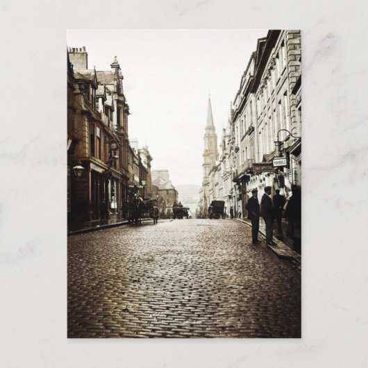 EDINBURGH SCOTLAND MAYBOLE STREET SCENE 1910 BRIEFKAART (Voorkant)