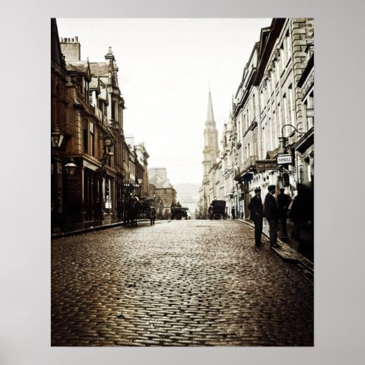 EDINBURGH SCOTLAND MAYBOLE STREET SCENE 1910 POSTER (Voorkant)