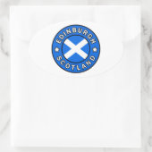 Edinburgh Scotland Ovale Sticker (Tas)