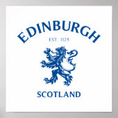 EDINBURGH Scotland Poster (Voorkant)
