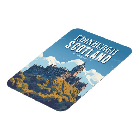 Edinburgh Scotland Reizen Magneet (Linkerzijde)