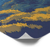  Edinburgh Scotland Reizen Poster (Hoek)