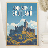  Edinburgh Scotland Reizen Poster