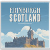  Edinburgh Scotland Reizen Sticker (Voorkant)