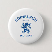 EDINBURGH Scotland Ronde Button 5,7 Cm (Voorkant)