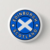 Edinburgh Scotland Ronde Button 5,7 Cm (Voorkant)