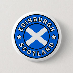 Edinburgh Scotland Ronde Button 5,7 Cm