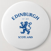 EDINBURGH Scotland Ronde Button 6,0 Cm (Voorkant)
