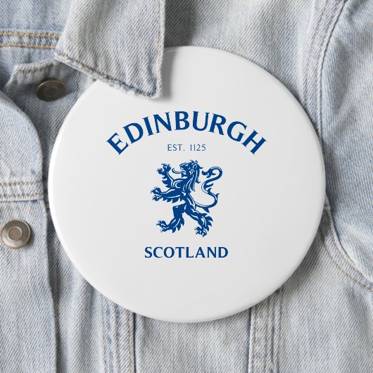 EDINBURGH Scotland Ronde Button 6,0 Cm (In situ)