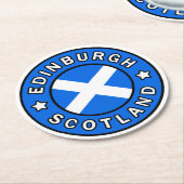 Edinburgh Scotland Ronde Kartonnen Onderzetter (Gebogen)