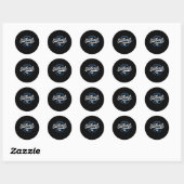 Edinburgh Scotland Ronde Sticker (Vel)
