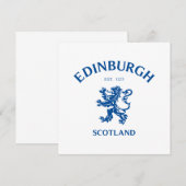 EDINBURGH Scotland Save The Date (Voorkant / Achterkant)