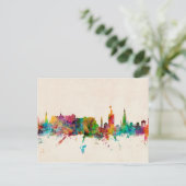 Edinburgh Scotland Skyline Briefkaart (Staand voorkant)