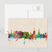 Edinburgh Scotland Skyline Briefkaart (Voorkant / Achterkant)