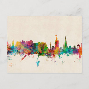 Edinburgh Scotland Skyline Briefkaart