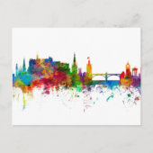 Edinburgh Scotland Skyline Briefkaart (Voorkant)