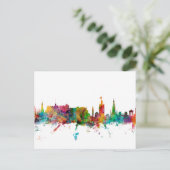 Edinburgh Scotland Skyline Briefkaart (Staand voorkant)