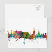 Edinburgh Scotland Skyline Briefkaart (Voorkant / Achterkant)