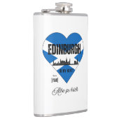 Edinburgh Scotland Skyline Heart - Sinds [Jaar] Heupfles (Rechts)