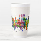 Edinburgh Scotland Skyline Latte Mok (Voorkant)