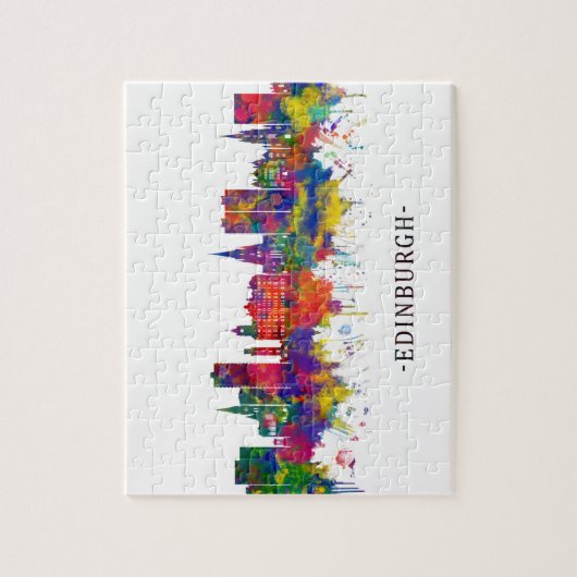 Edinburgh Scotland Skyline Legpuzzel (Verticaal)