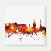 Edinburgh Scotland Skyline Magneet (Voorkant)