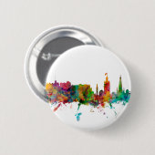 Edinburgh Scotland Skyline Ronde Button 5,7 Cm (Voorkant /achterkant)