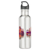 Edinburgh Scotland Skyline Waterfles (Achterkant)