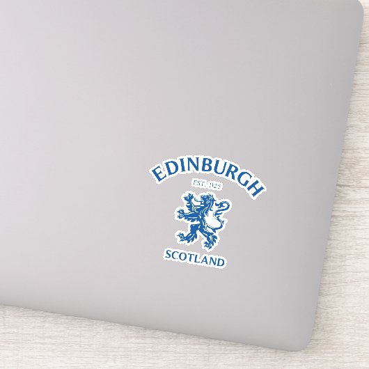 EDINBURGH Scotland Sticker (Detail)