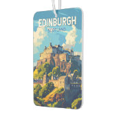 Edinburgh Scotland Travel Art Vintage Luchtverfrisser (Links)