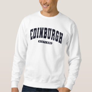 Edinburgh Scotland Varsity College Style Trui