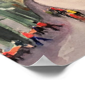 EDINBURGH, SCOTLAND-WATERVERF POSTER (Hoek)