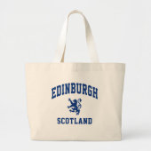 Edinburgh Scottish Grote Tote Bag (Voorkant)