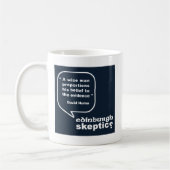 Edinburgh Skeptics - Hume Quote Koffiemok (Links)