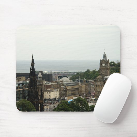 Edinburgh Skyline 001 Muismat (Met muis)