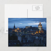 Edinburgh Skyline Briefkaart (Voorkant / Achterkant)
