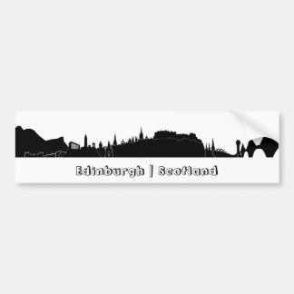 Edinburgh Skyline Bumpersticker