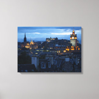 Edinburgh Skyline Canvas Afdruk