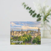Edinburgh Skyline, Schotland, Verenigd Koninkrijk Briefkaart (Staand voorkant)
