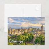 Edinburgh Skyline, Schotland, Verenigd Koninkrijk Briefkaart (Voorkant / Achterkant)