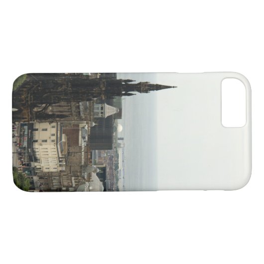 Edinburgh Skyline Scott Monument Case-Mate iPhone Case (Achterkant (Horizontaal))