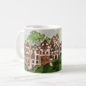 Edinburgh souvenir mok ( Ramsay tuin) (Voorkant links)