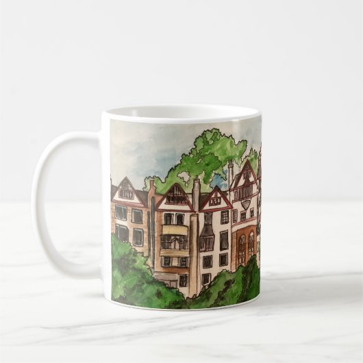 Edinburgh souvenir mok ( Ramsay tuin) (Links)