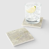 Edinburgh Stenen Onderzetter (Zijkant)