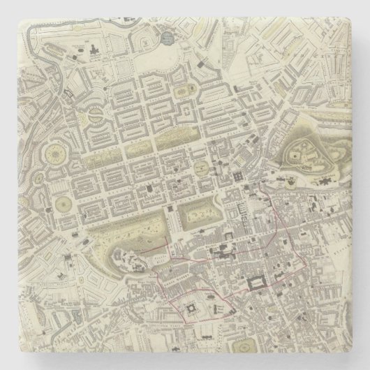 Edinburgh Stenen Onderzetter (Voorkant)