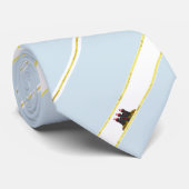 Edinburgh strepenvlag stropdas (Opgerold)